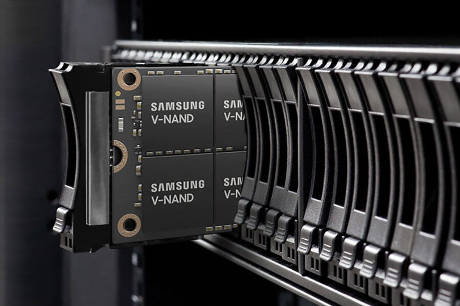 Proof-of-Concept: High-Performance mit NVMe-oF und hoher Datendichte (Foto: Samsung).